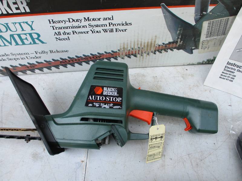 Biddergy - Worldwide Online Auction and Liquidation Services - Nice Black +  Decker 16 Deluxe Electric Hedge Trimmer