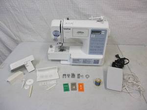 lot 9 image: Brother Sewing Machine. Model CS5055PRW