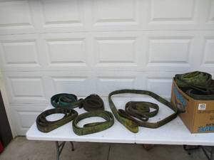 lot 82 image: Lot of 8 ft. Lifting Straps