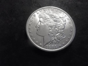 1881 S Morgan Silver Dollar