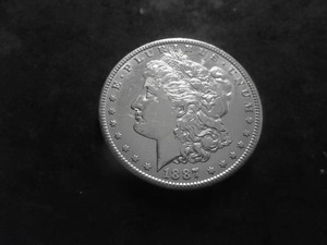 1887 S Morgan Silver Dollar