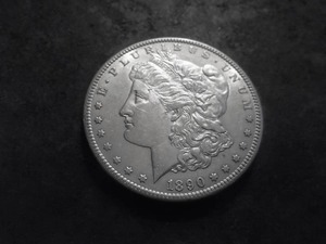 1890 CC Morgan Silver Dollar