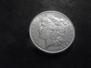 1897 S Morgan Silver Dollar