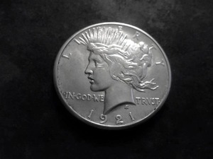 1921 Silver Piece Dollar High Relief