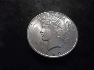 1922 Silver Piece Dollar