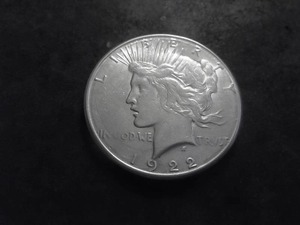 1922 S Silver Piece Dollar