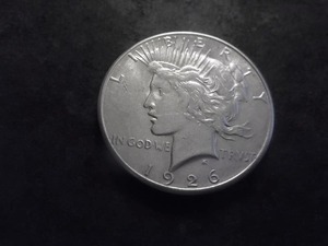 1926 S Silver Piece Dollar