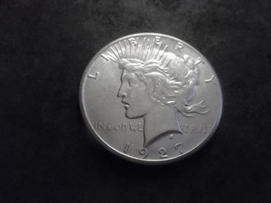 1927 Silver Piece Dollar