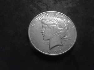 1927 S Silver Piece Dollar