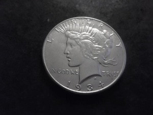 1934 Silver Piece Dollar