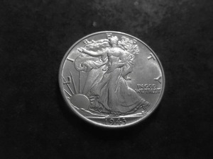 1943 Walking Liberty Half Dollar