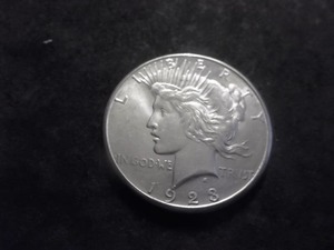 1923 S Peace Silver Dollar