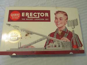 lot 51 image: Gilbert No 10053 Erector rocket lau...
