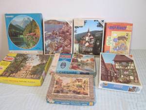 lot 55 image: Lot of vintage puzzles...