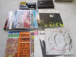 lot 74 image: Lot of vinyl records and care kit...