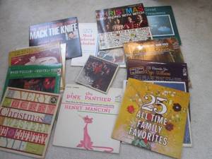 lot 75 image: Lot of vinyl records and care kit...