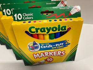 lot 58 image: Crayola Markers
