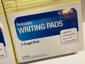 lot 141 image: Writing Pad Notepads