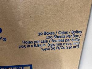 lot 91 image: Facial Tissue