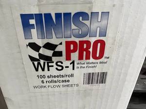 FINISH PRO WORK SHEETS