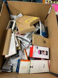 LARGE BOX ASSORTED PHONE CASES