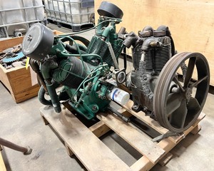 Two Air Compressor Heads