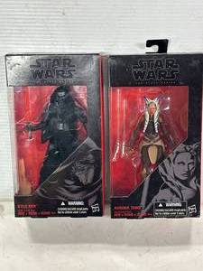 lot 3 image: Star Wars The Black Series Kylo Ren & Ahsoka Tano