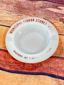 lot 8 image: Municipal Liquor Stores Crookston, MN Ashtray