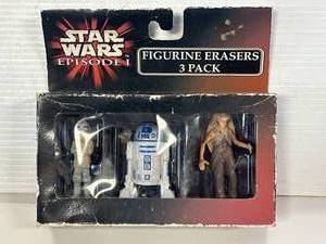 lot 9 image: Star Wars Episode 1 Figurine Erasers