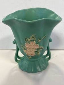 lot 24 image: Weller Blossom Vase 7  Inches Tall