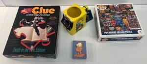 Group Including Pac-Man Mug, Funco Pop Puzzle And More