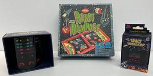 Group Including  Robot Rampage Game, Space Invaders Mug And More
