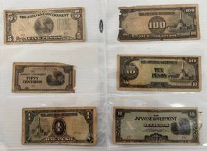 Group Of Misc. Japanese Wartime Money