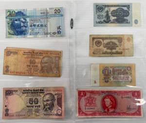 Group Of Misc. Foreign Currency