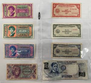 Group Of Misc. Foreign Currency Including Military Payment Certificates