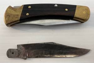 Buck Model 110 Pocket Knife And Case Blade For Case Poket Knife