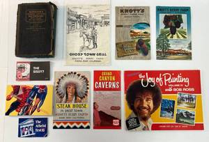 Group Of Vintage Books And Paper Items