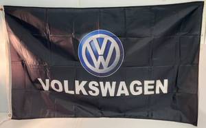 Vintage 3 x 5 VW VOLKSWAGON Nylon Flag