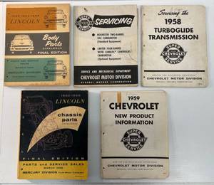 Group Of Misc. 1950s Serv ice Manuals