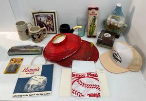 Large Man Cave Lot Including Kirin Beer Chinese Laterns Advertisement And More