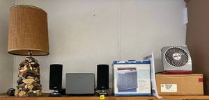 Shelf Full Of Misc. Vintage Electronic Items