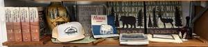 Shelf Full Of Misc. Vintage Items