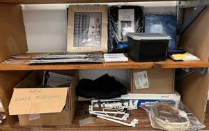 Two Shelves Full Of Misc. Vintage Items