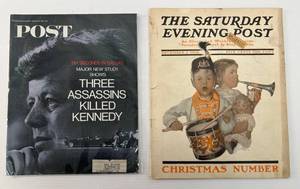 Two Vintage Magazines 1 1967 Post Three Assassins Killed Kennedy 1 The Saturday Evening Post 1908