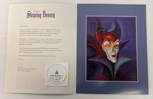 WDCC Sleeping Beauty Maleficent Special Edition Lithograph