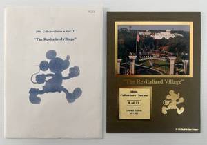 1996 Disney Collectors Series 6 Of 12 Limited Edition Of 1,000 The Revitalized Village