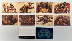Vintage Pirates Of The Caribbean 4 x 6 Disney Postcard Set