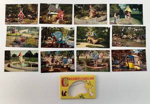 Wvintage Childrens Fairyland Postcard Set