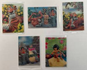 1967 Walt Disney Productions 3d Jungle Book Postcards