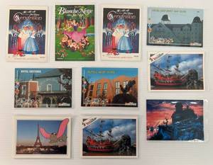 Vintage Misc. Euro Disney Postcards